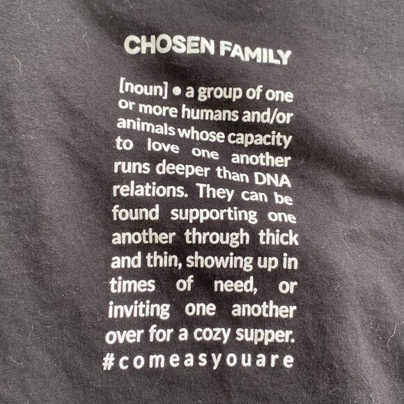 Chosen Family Limited‎ Edition Graphic Rainbow Tee Black Black Small - Picture 3 of 4
